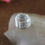 Aquatic Elegance: Sterling Silver Fish Ring