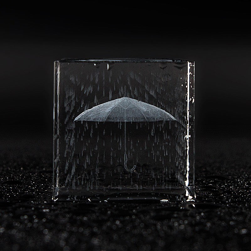 Crystal Rain Umbrella cube