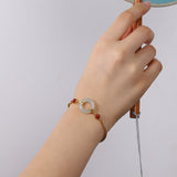 Elegant Jade & Gold Bracelet for Women