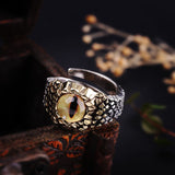 Dragon's Eye Sterling Silver Adjustable Ring S925