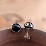 Sterling Silver Onyx Earrings for Women,