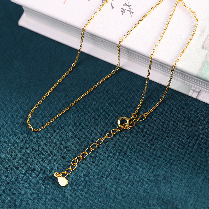 Gold-Plated Elegant Teardrop Necklace for Women