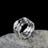 Aquatic Elegance: Sterling Silver Fish Ring