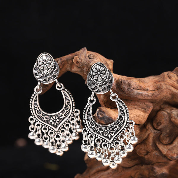 Sterling Silver Boho Chic Dangle Earrings