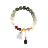 Jade Harmony Beaded Bracelet - Elegance  Edition