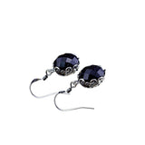 Black Onyx Sterling Silver Earrings - Summer