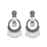 925 Silver Boho Chandelier Earrings for Women