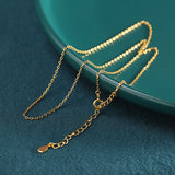 Gold-Plated Elegant Teardrop Necklace for Women