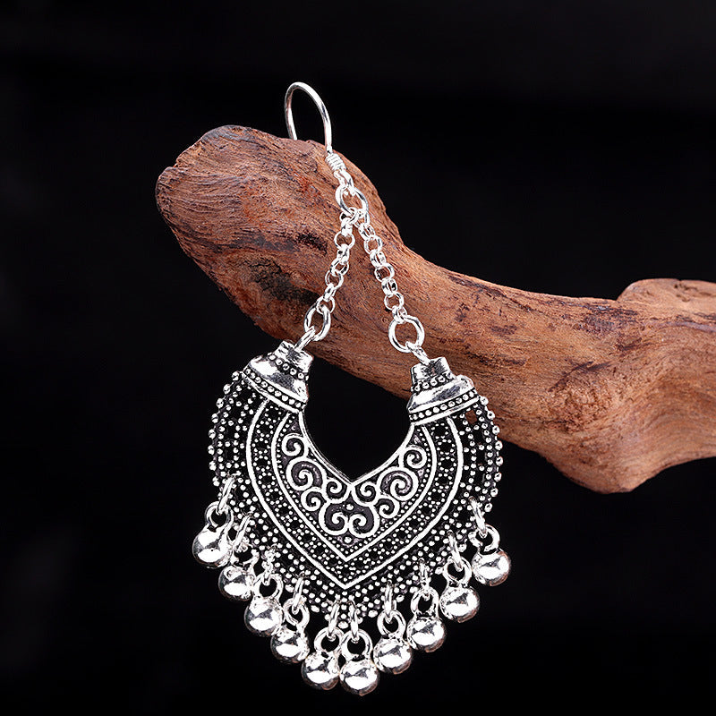 Vintage 925 Silver Chandelier Earrings - Elegant Design