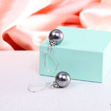 Elegant S925 Silver Jade & Quartz Earrings