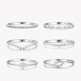 Minimalist Jewelry - S925 Silver Stackable Rings