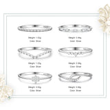 Minimalist Jewelry - S925 Silver Stackable Rings