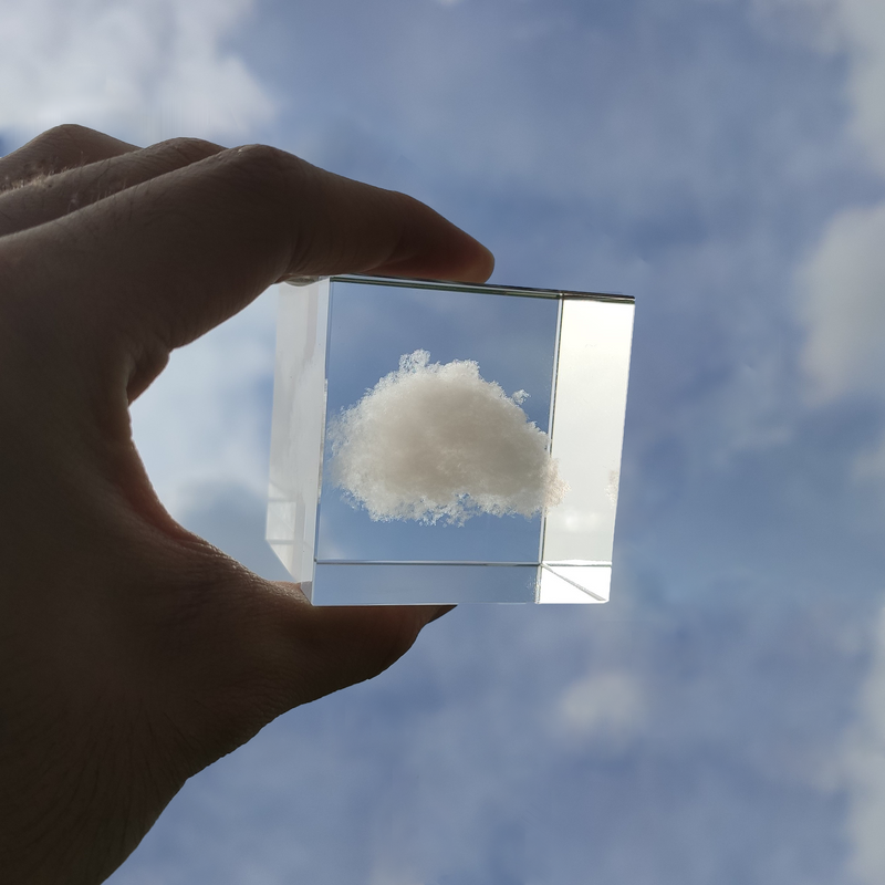 Crystal cloud cube