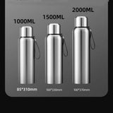 2L Insulated Stainless Steel Tumbler