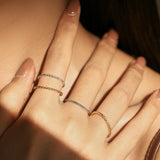 Effortless Style - Geometric Wave Ring