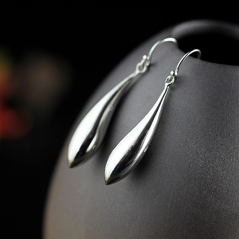 Elegant Teardrop Sterling Silver Earrings for Women