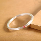 999 Pure Silver Elegant Open Bangle for Men