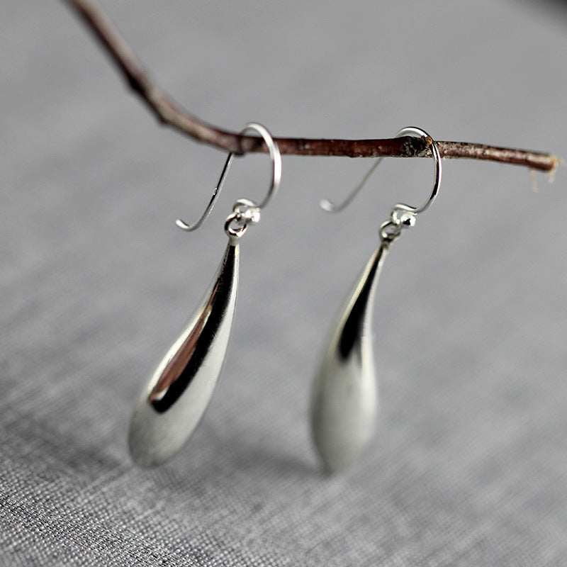 Elegant Teardrop Sterling Silver Earrings for Women