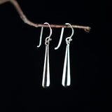 Elegant Teardrop Sterling Silver Earrings for Women