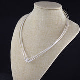 Elegant 925 Silver Snake Chain Necklace for Women