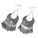 Vintage 925 Silver Chandelier Earrings - Elegant Design