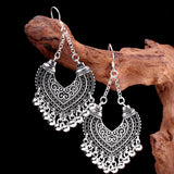 Vintage 925 Silver Chandelier Earrings - Elegant Design