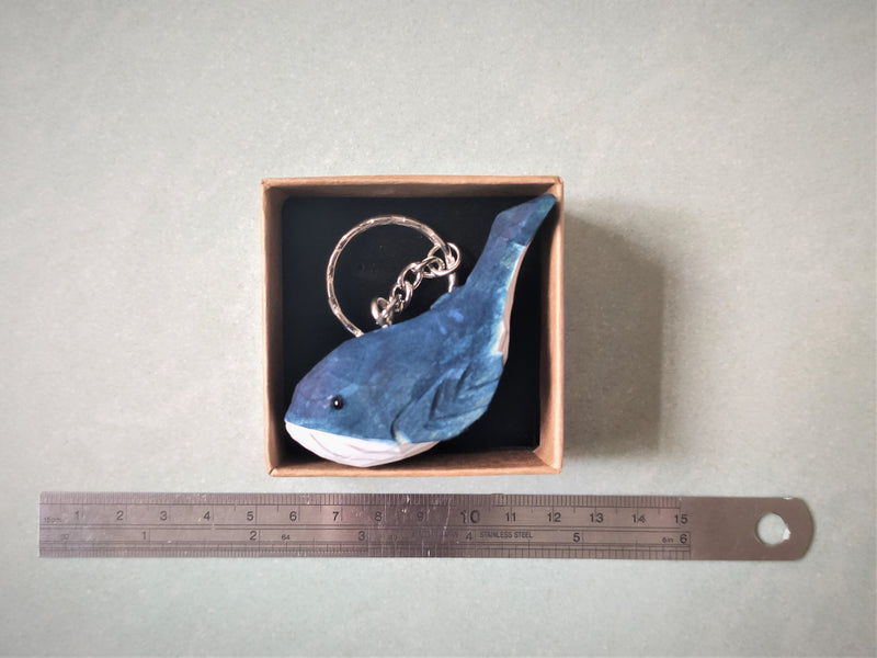 Whale wood carving key rings, unique present, cute decoration, ocean gift, gift for her, birthday