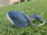 Whale wood carving key rings, unique present, cute decoration, ocean gift, gift for her, birthday