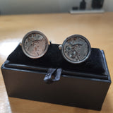 Movable Watch Cufflinks, Wedding Cufflinks, Watch Movement, Mens Gift, Steampunk Watch, Watch Cufflinks, Fathers Day Gift