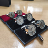 Movable Watch Cufflinks, Wedding Cufflinks, Watch Movement, Mens Gift, Steampunk Watch, Watch Cufflinks, Fathers Day Gift