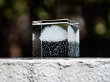 Crystal cloud rain cube, Wolke, sky, rain, cloud sculpture, paperweight, shelf sitter decor, crystal decoration, home decor, sky cute gift